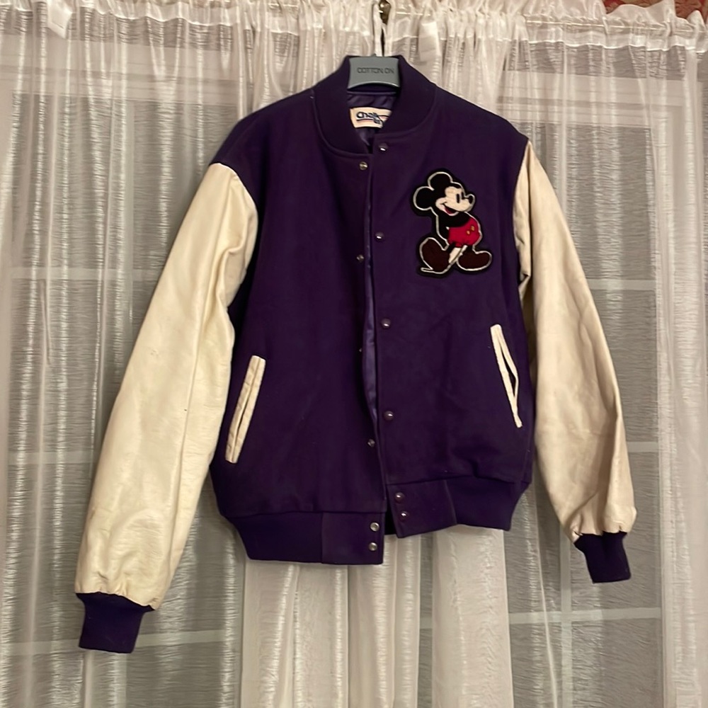 Vintage Mickey jersey jacket